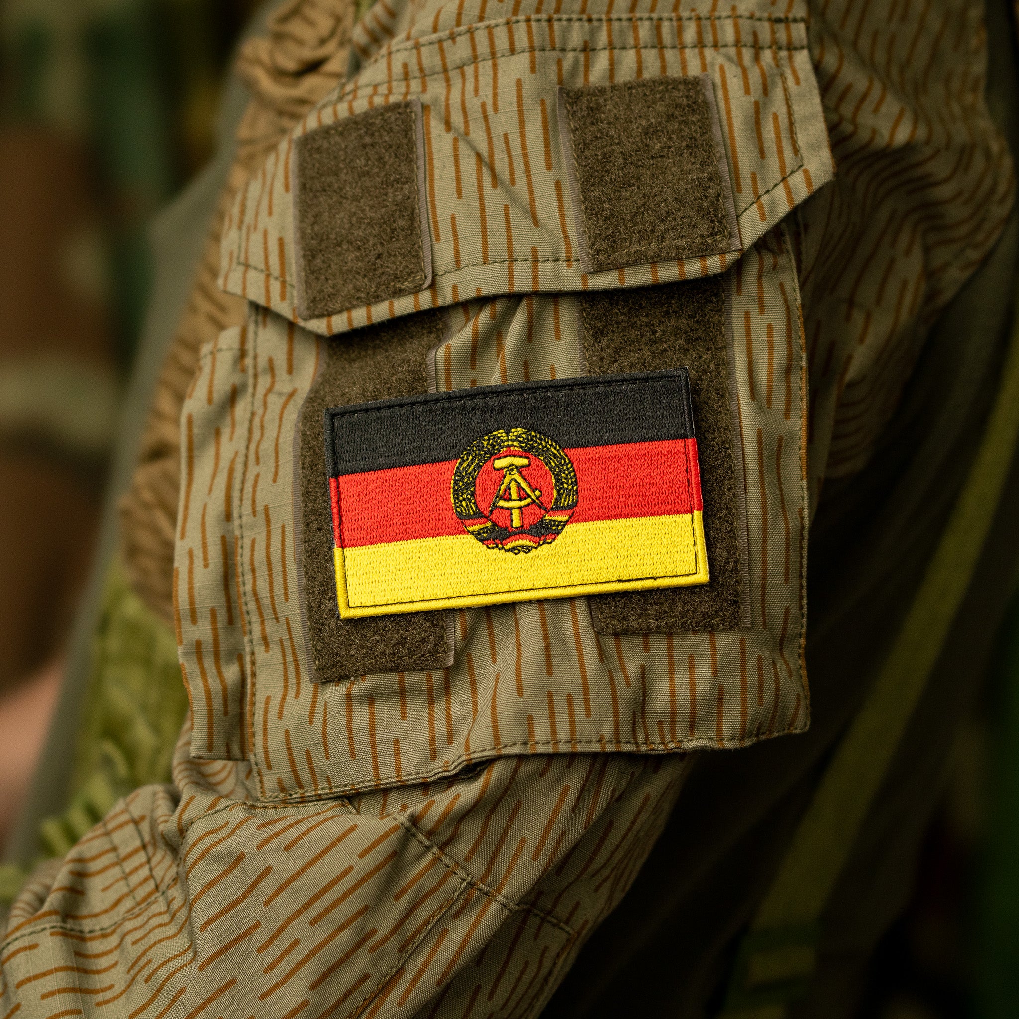 East German Flag Velcro Patch - Image 3