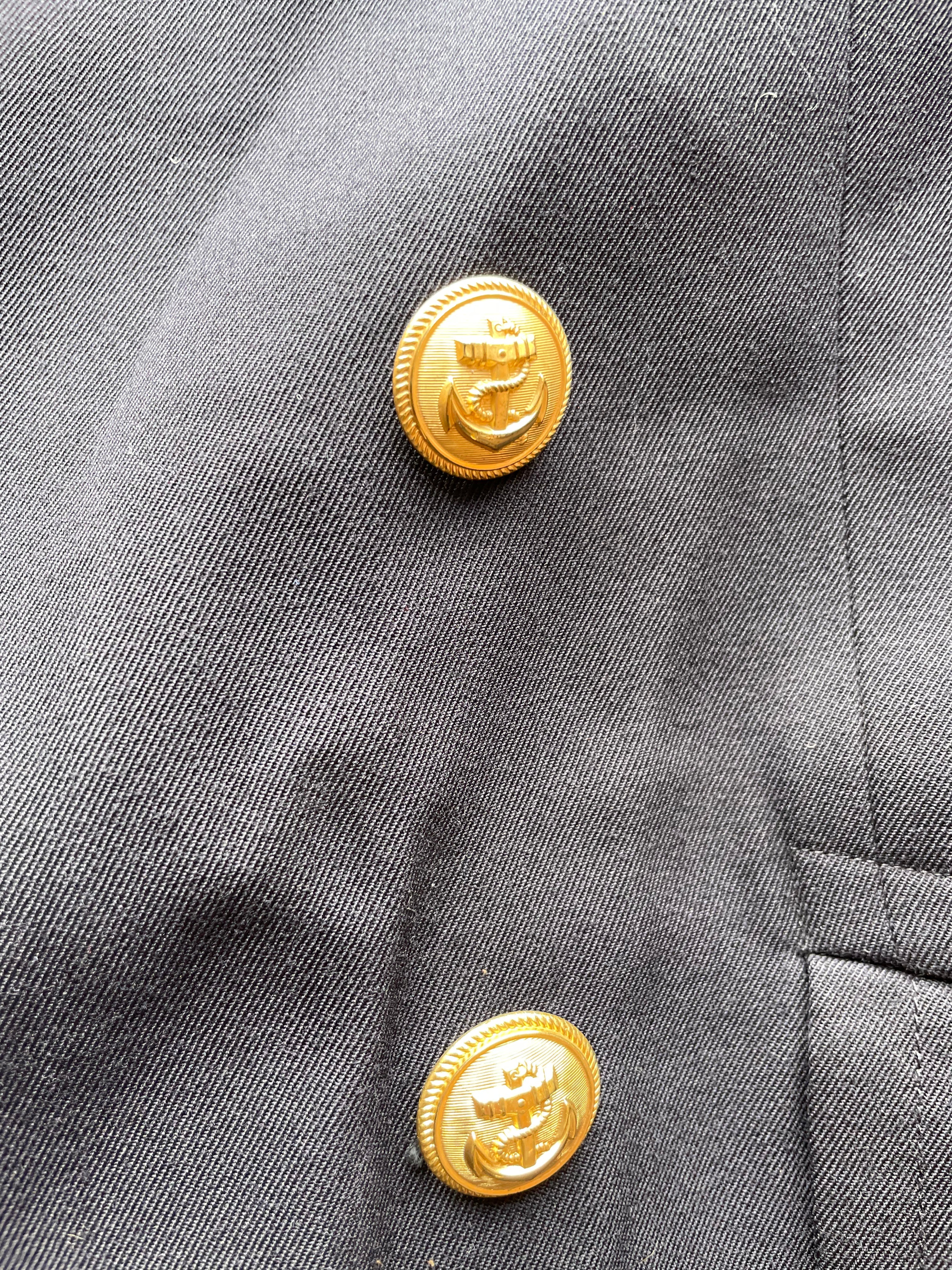 German Naval Overcoat Poly Blend - Image 3