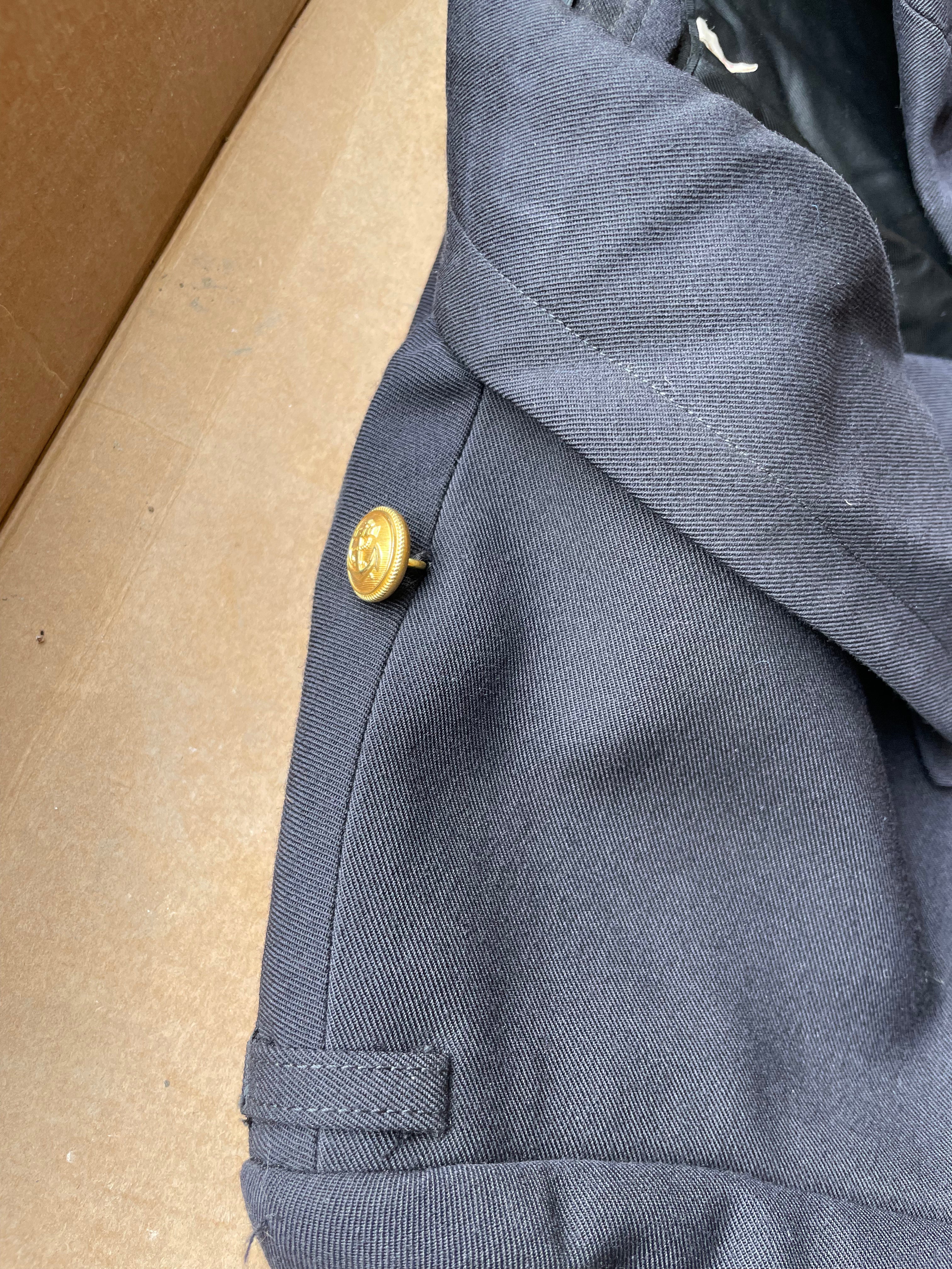 German Naval Overcoat Poly Blend - Image 4