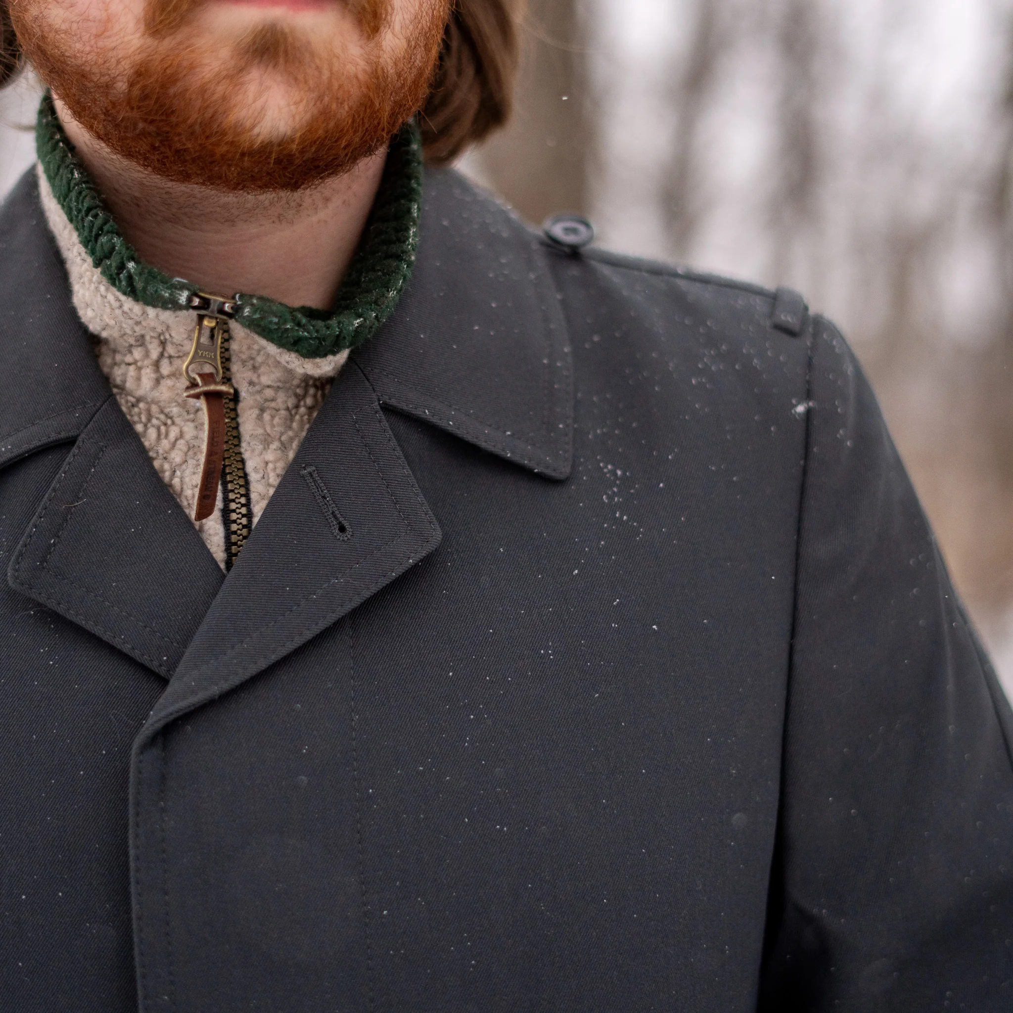 German Single-Breasted Overcoat w/Liner - Image 6