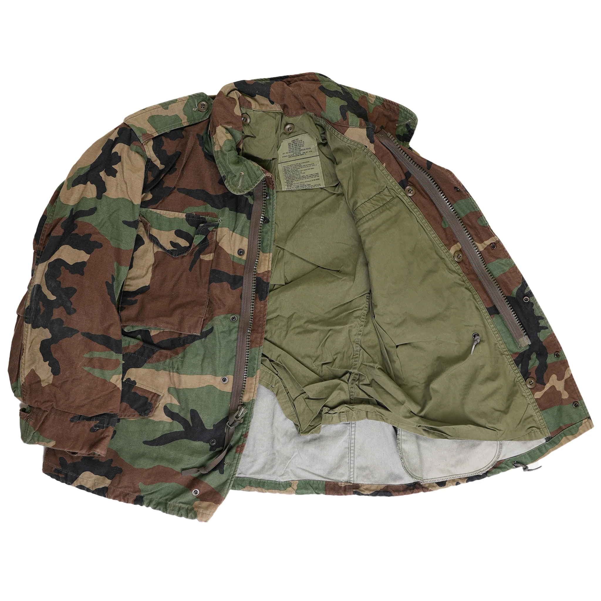 Issued M81 Woodland M65 Field Jacket - Image 3