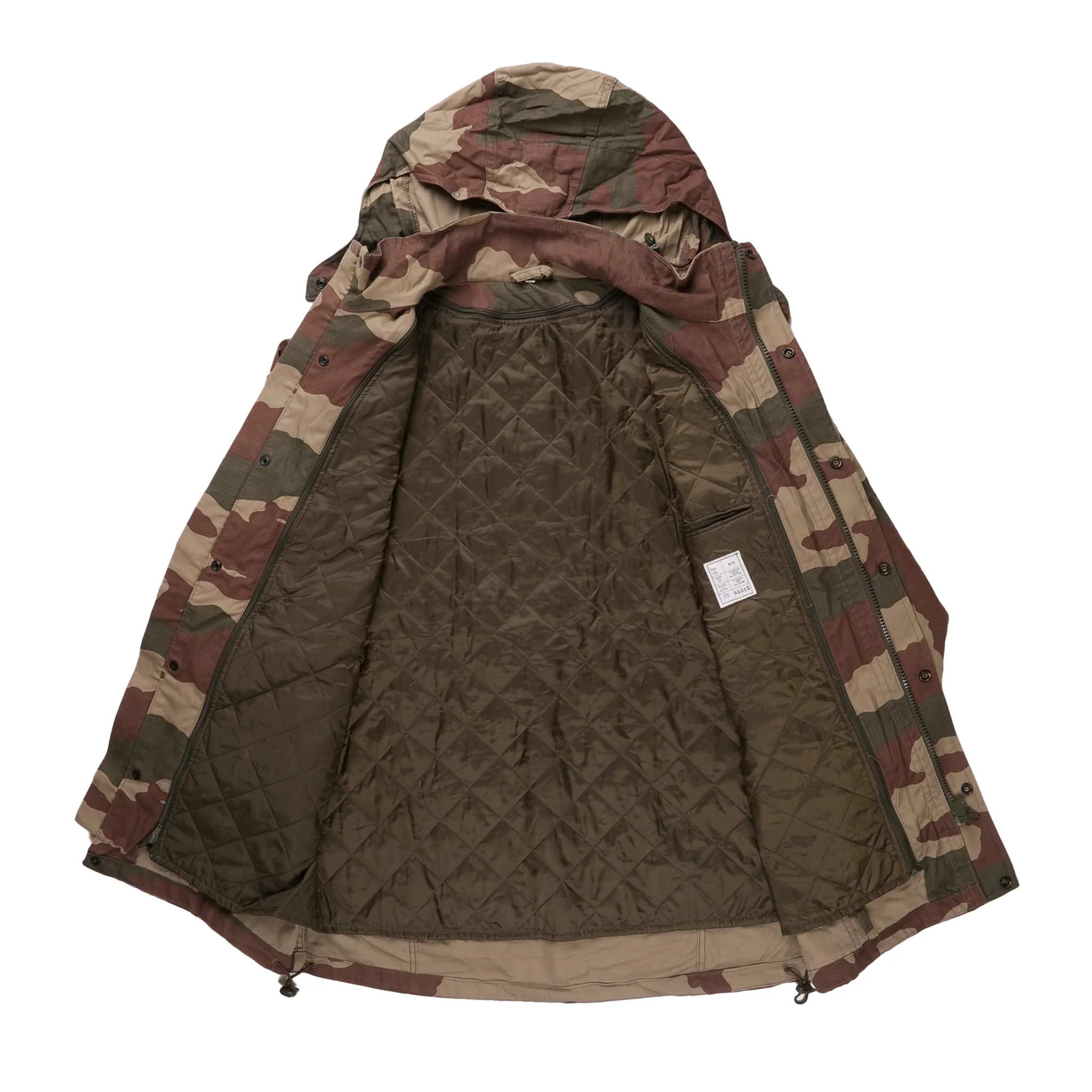 Issued Turkish Army Woodland Parka w/Quilted Liner - Image 4