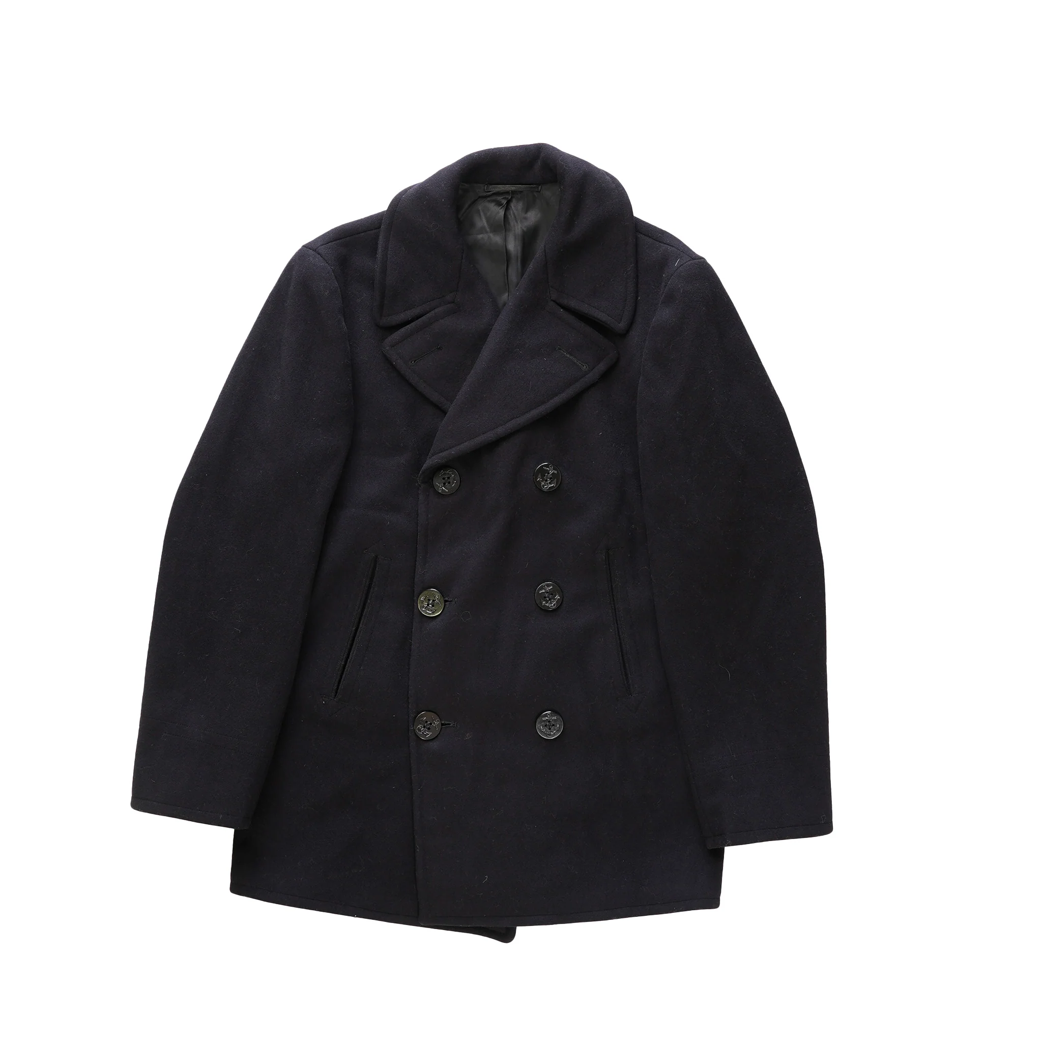 Grade 2 Vintage US Navy Blue Peacoat