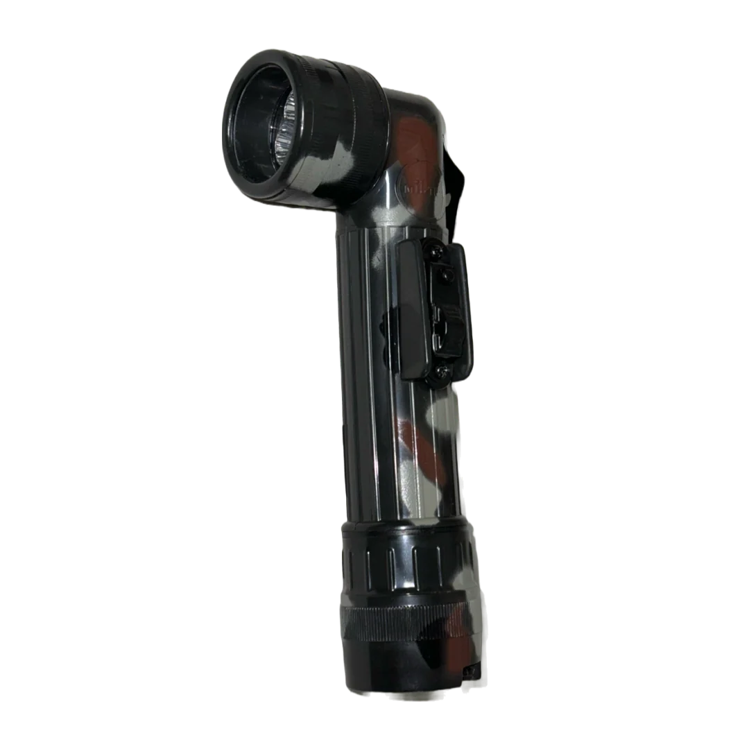 Mil-Tec Medium Flecktarn LED Anglehead Flashlight