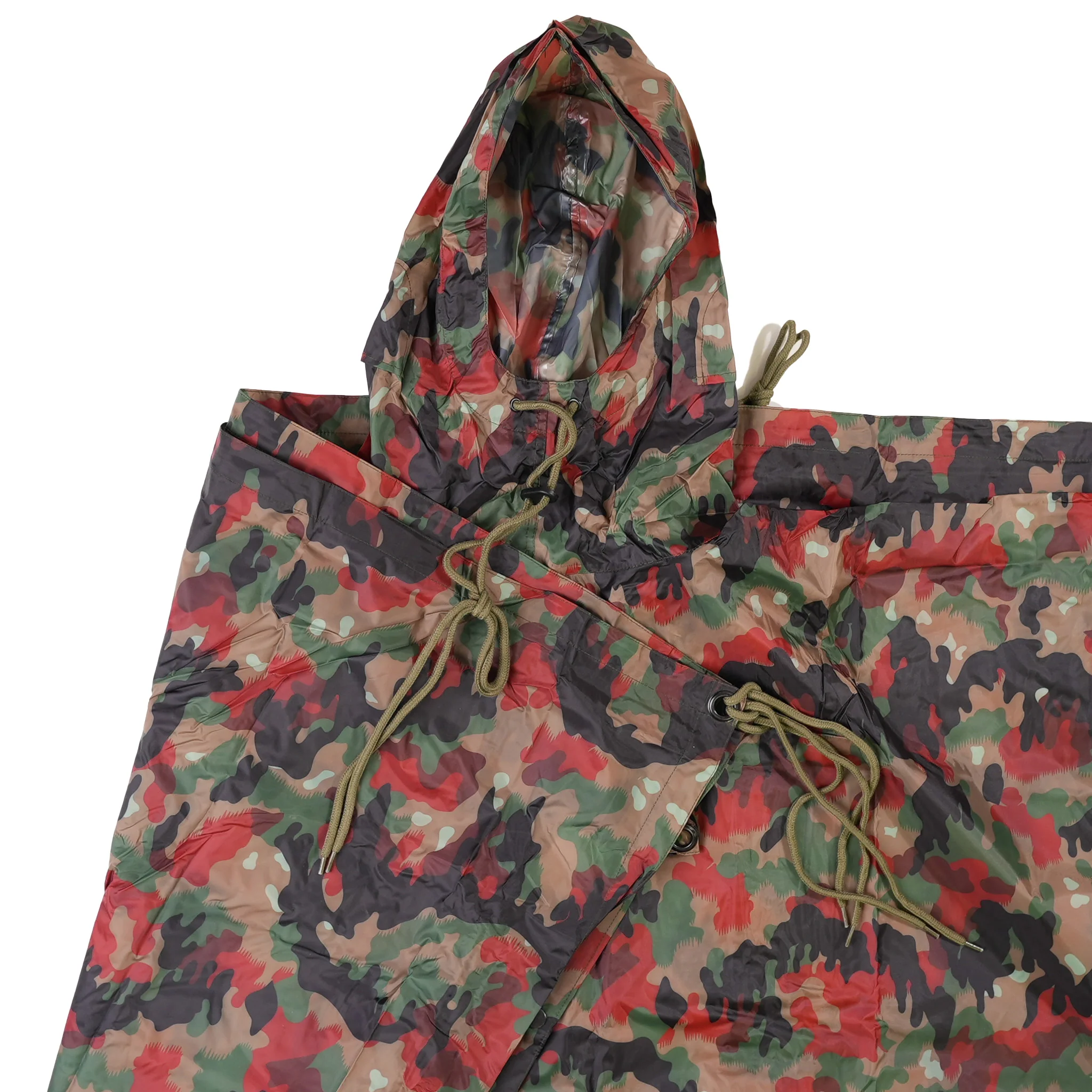 Milspec Plus Alpenflage Rubberized Poncho - Image 2