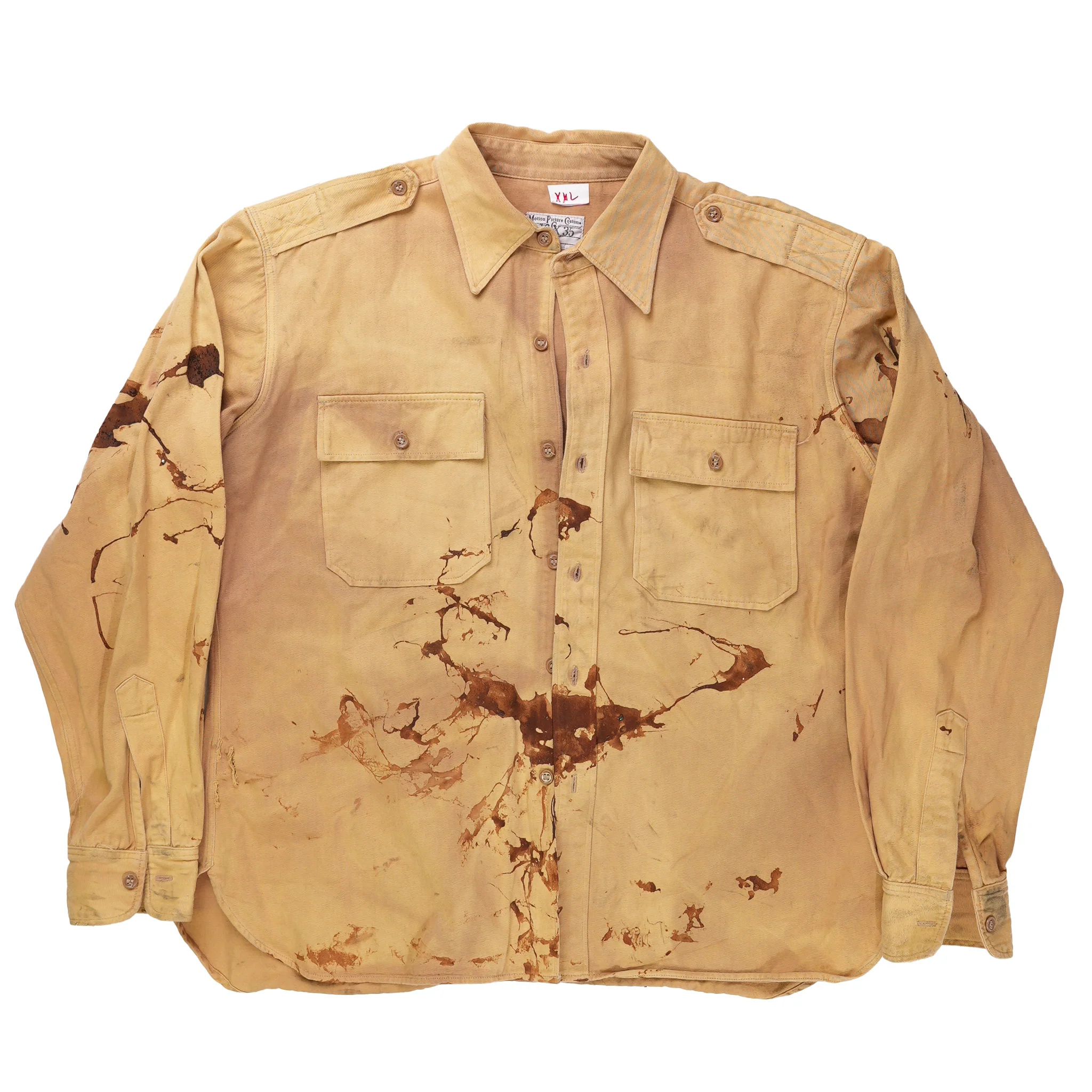 "Pearl Harbor" Khaki Prop Shirt - Image 3