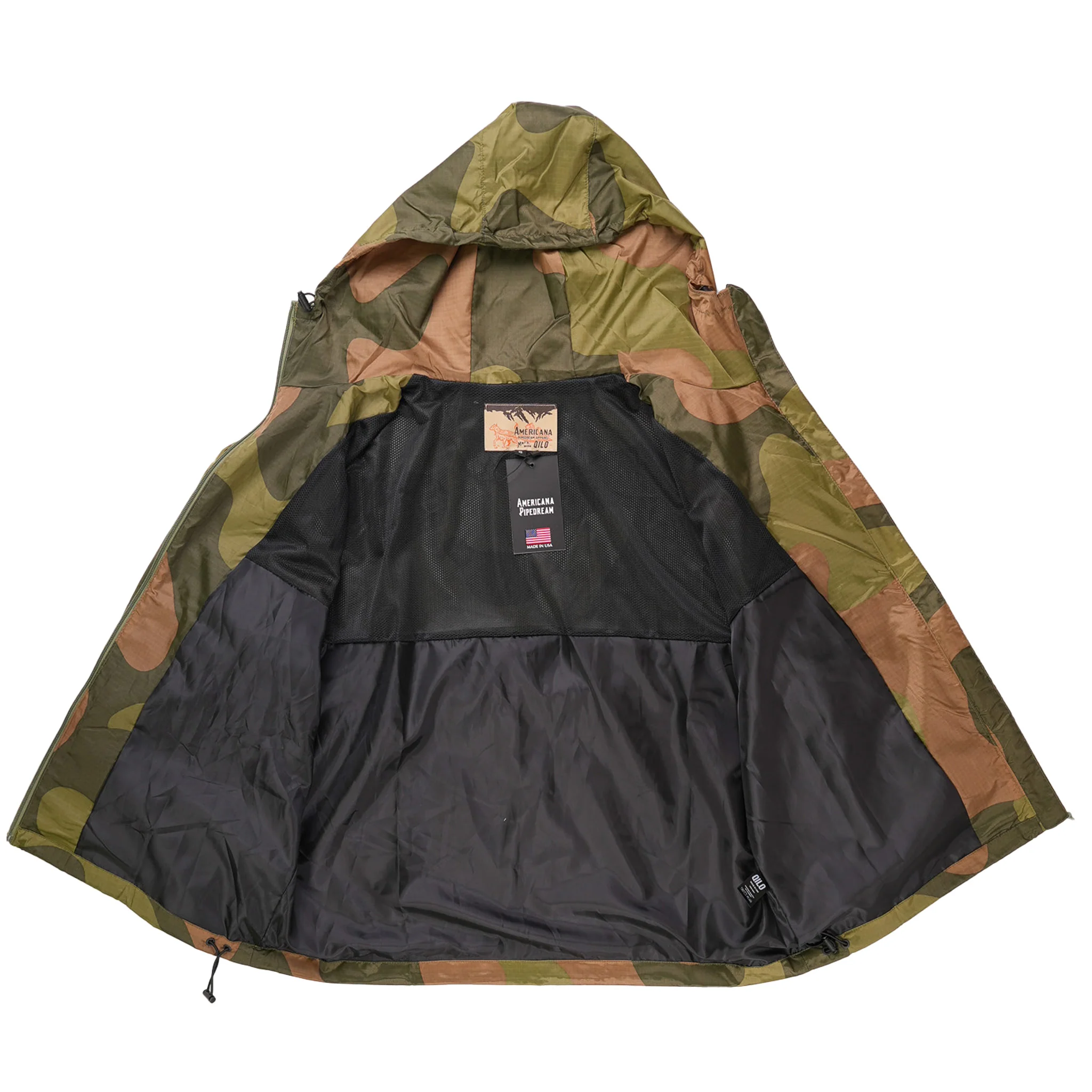 QILO x AP Retro Windbreaker Gen. III Retro Windbreaker in Norwegian Woodland - Image 6