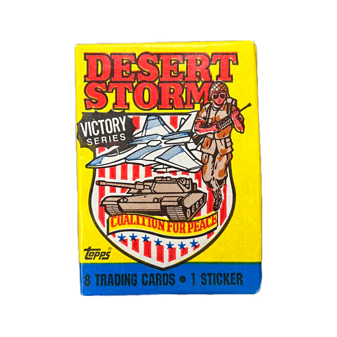 Topps Desert Storm Trading Card Pack - Image 2
