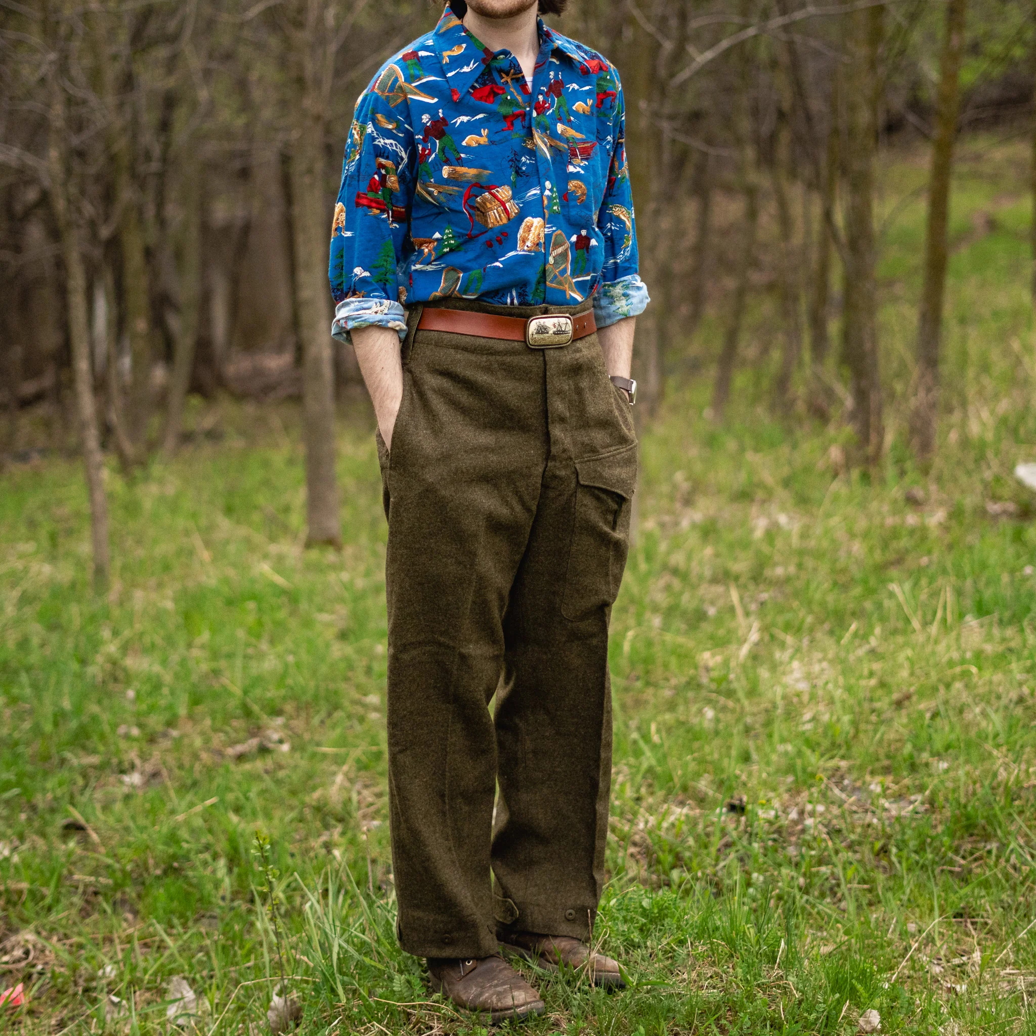 Unissued Canadian Pattern 1949 Battledress Trousers - Image 6