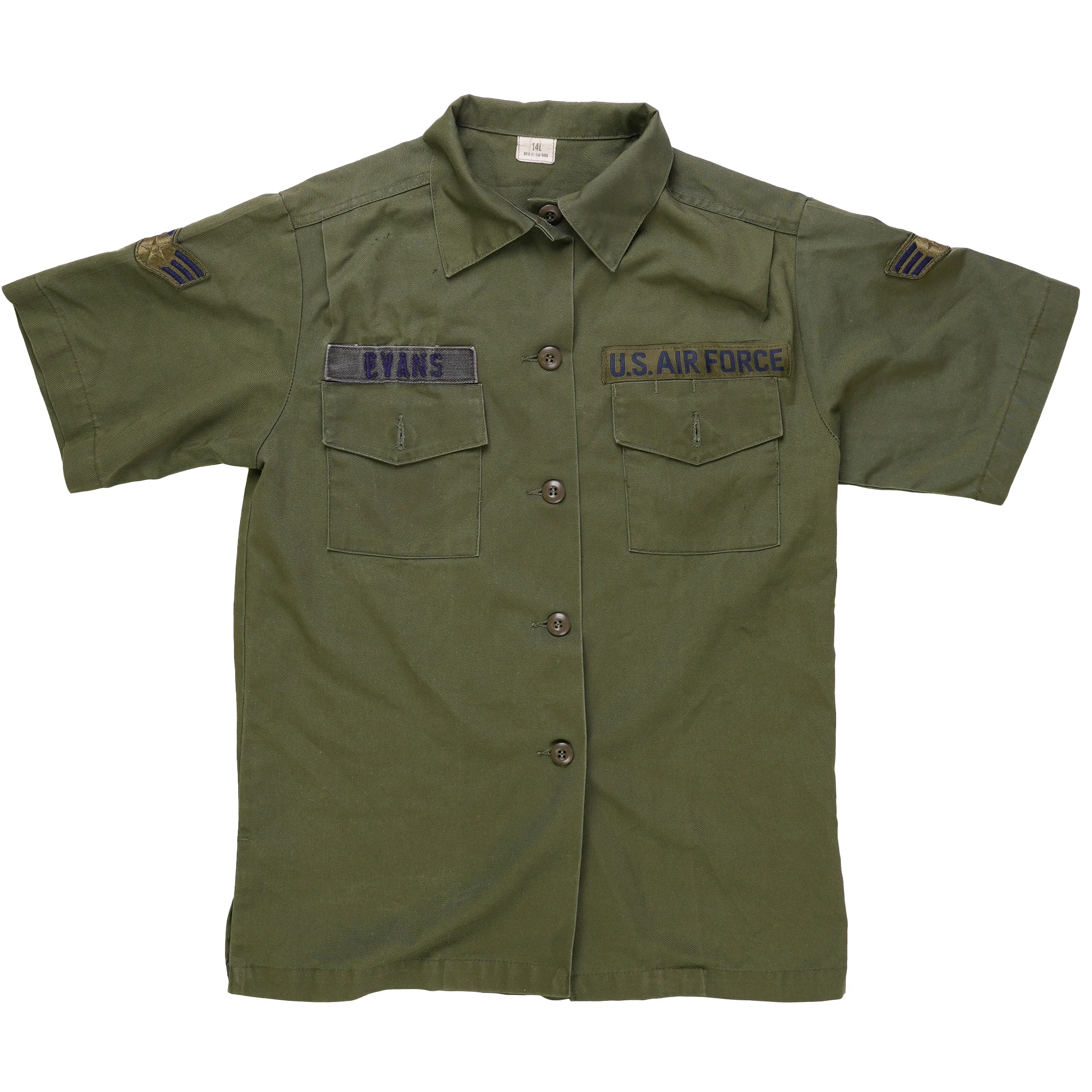 Issued OG 507 Fatigue Shirt - Image 3