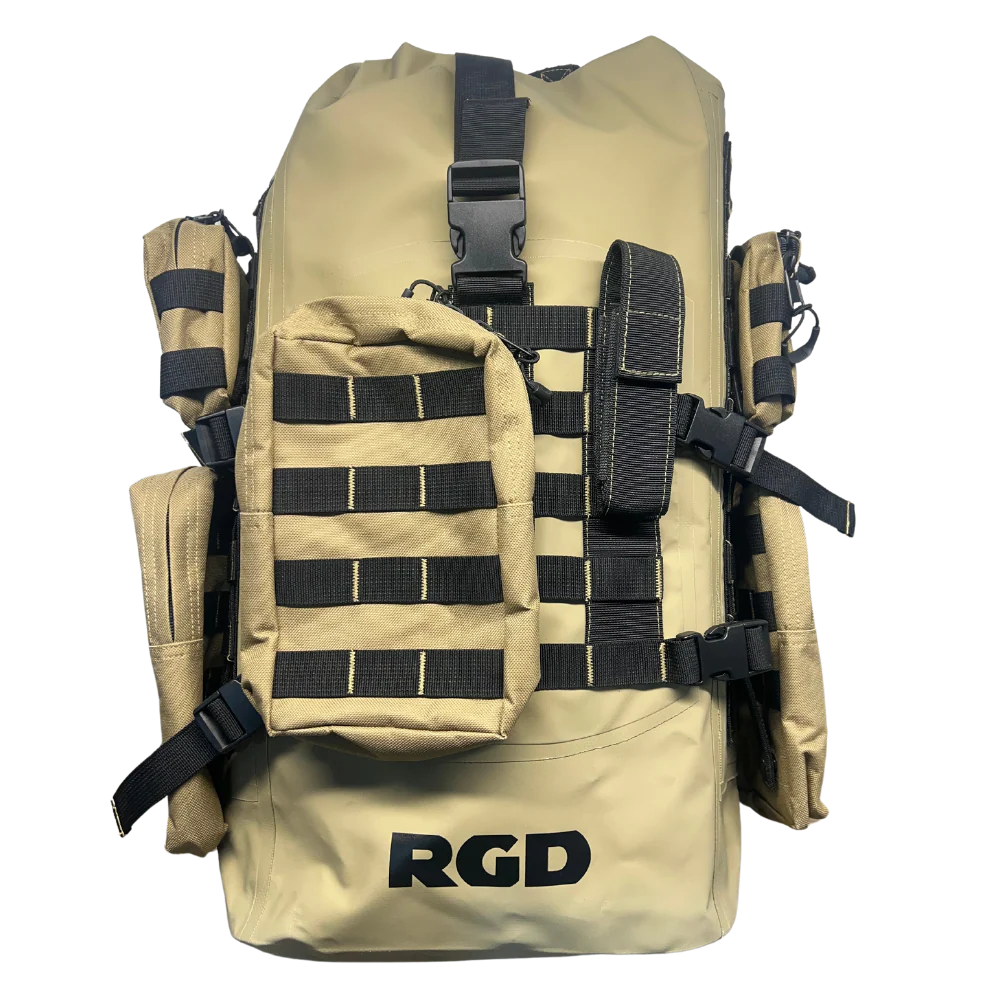 Waterproof Roll Top Bug Out Tactical Survival Backpack - Image 2